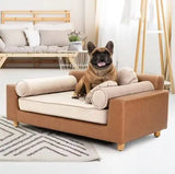 Premium Dog Sofa Bed – Removable, Washable Cushion with Joint Support