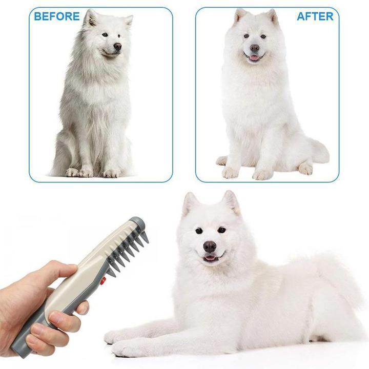 Electric Dog Cat Comb Hair Trimming Grooming